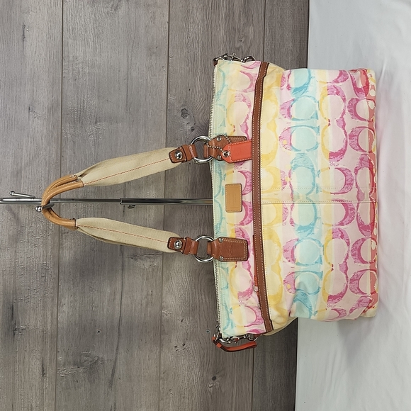 Coach Handbags - Coach Signature Multi-colored Baby Diaper Bag